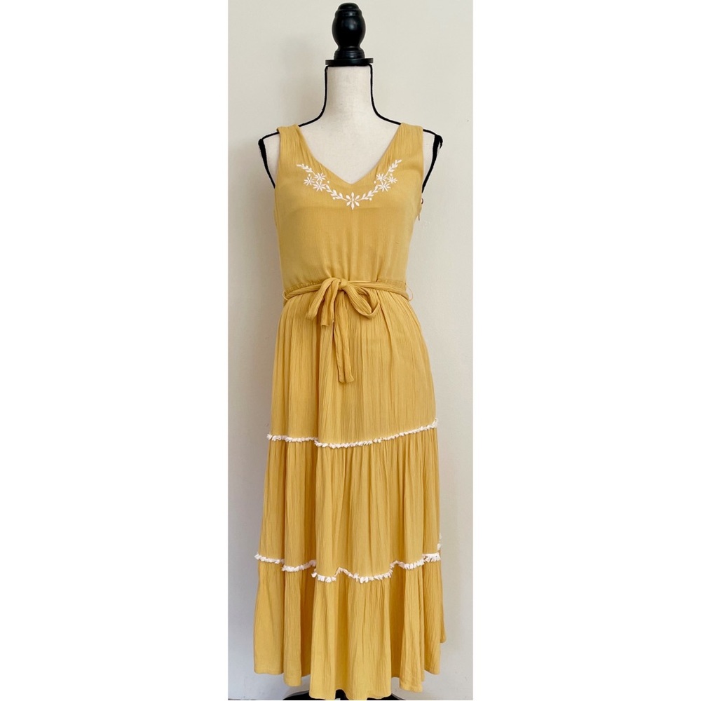 Joie Marigold Embroidered Midi Dress
